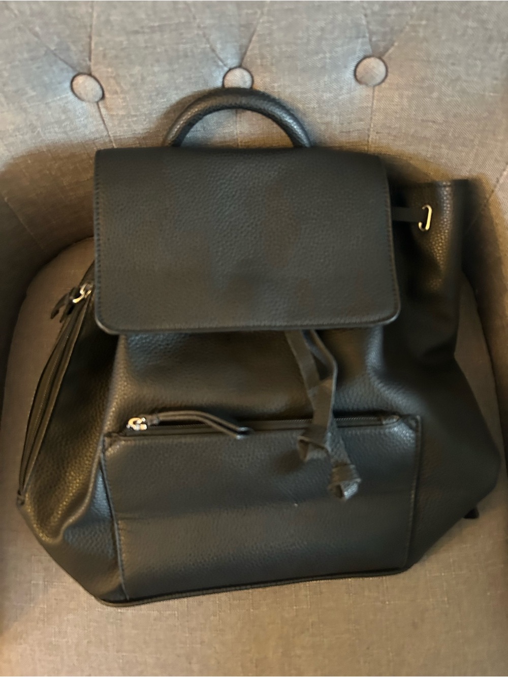 Matthew and Julian unisex black backpack in great condition